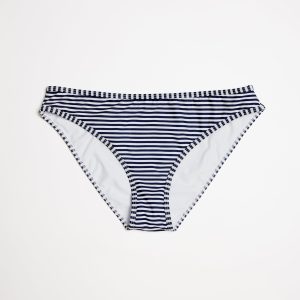Bikini Bottom Smooth Cabana (Navy/White)