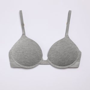 Supima® Cotton Lift Up Bra Heather Grey