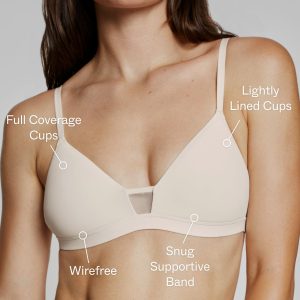 FeelGood Wirefree T-Shirt Bra Ecru