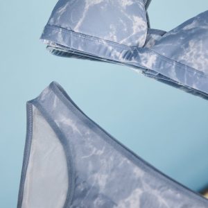 Fine Mesh Bikini Marbled Sky