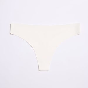 No Show Thong Ecru