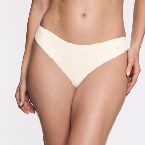 No Show Thong Ecru