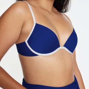 Scoop Underwire Bikini Top Ribbed Capri