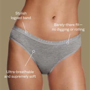 Supima® Cotton Bikini Heather Grey