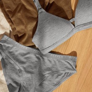 Supima® Cotton Bikini Heather Grey