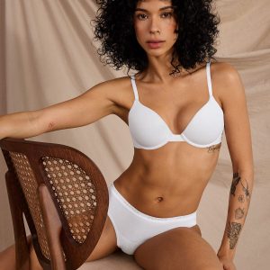 Supima® Cotton Bikini White