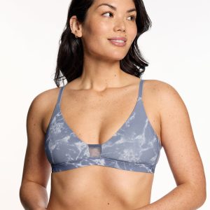 Limitless Wirefree Scoop Bra Marbled Sky